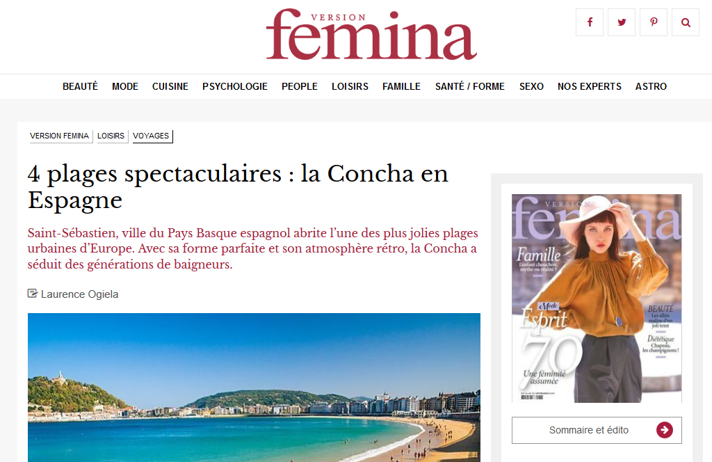 4 plages spectaculaires la Concha en Espagne
