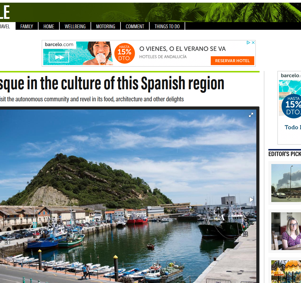 Basque in the culture of this Spanish region
