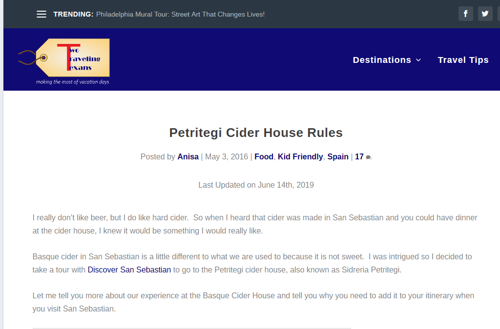 Petritegi Cider House Rules